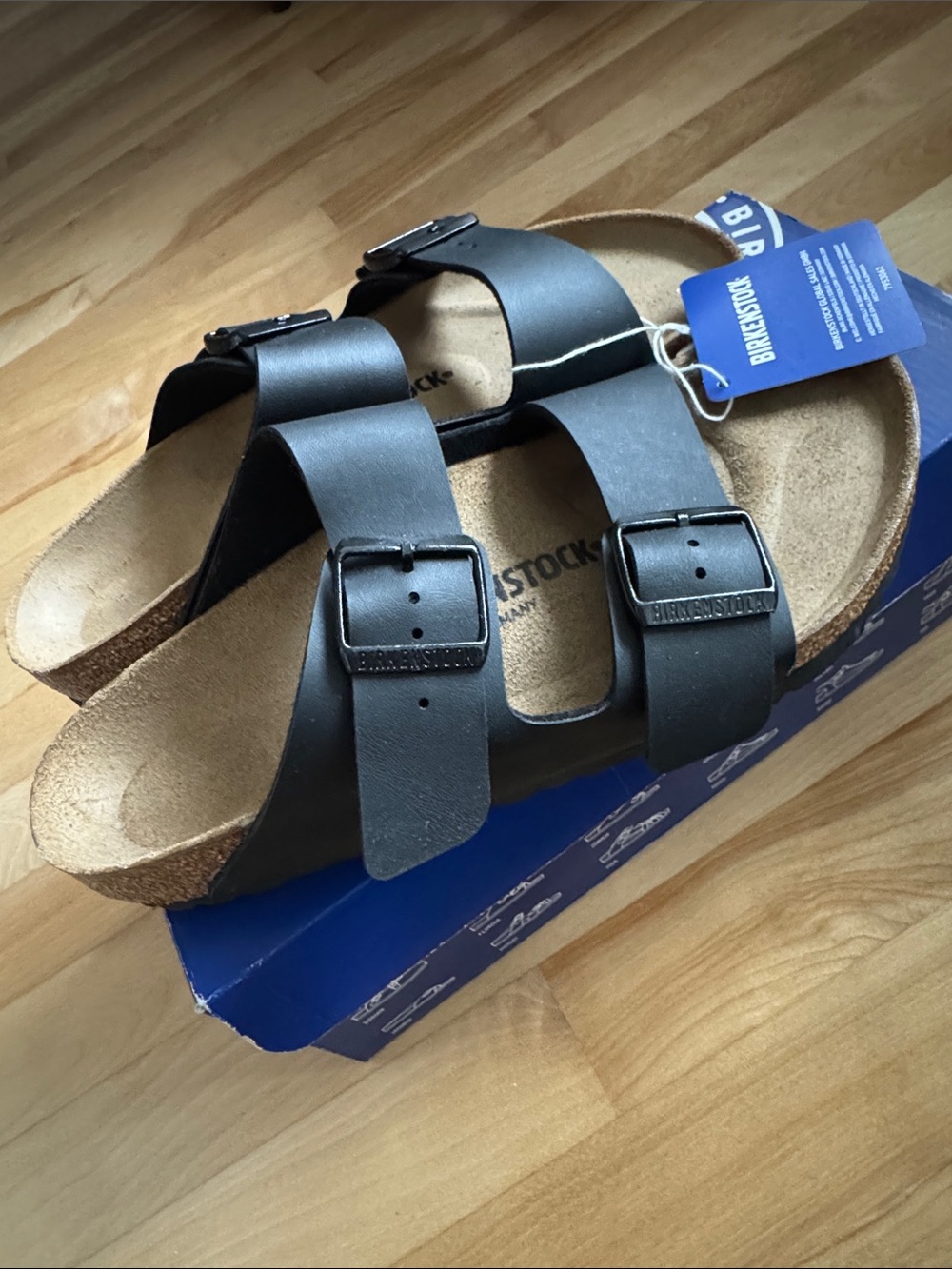 Birkenstock Arizona NWT black sandals women’s 9.5